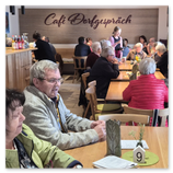 Schalkenthann:<br />Zeit für eine gemütliche Mittagspause im Café Dorfgespräch.