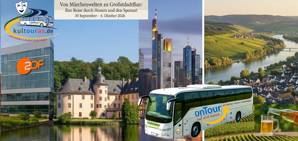 Titelbild Busreise Titelbild: Ihre Reise durch Hessen und den Spessart
